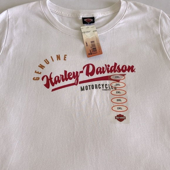 Harley Davidson Short Sleeve Brand New Made in USA from Wausau WI Size 2 XL - Picture 5 of 10